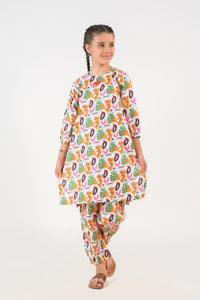 Boho Bliss - Slub Cotton - Slub Cotton - 2pcs-ready-to-wear, kids, kids-clearance - Sprinkles Pakistan