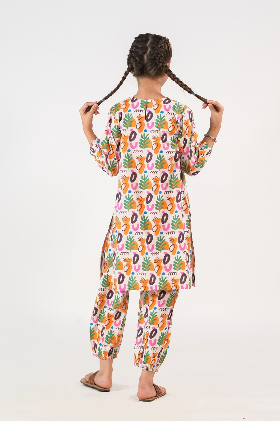 Boho Bliss - Slub Cotton - Slub Cotton - 2pcs-ready-to-wear, kids, kids-clearance - Sprinkles Pakistan