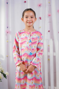 Floral Splash -  2 Pcs Set - Luxury Lawn - Luxury Lawn - 2pcs-ready-to-wear, kids - Sprinkles Pakistan