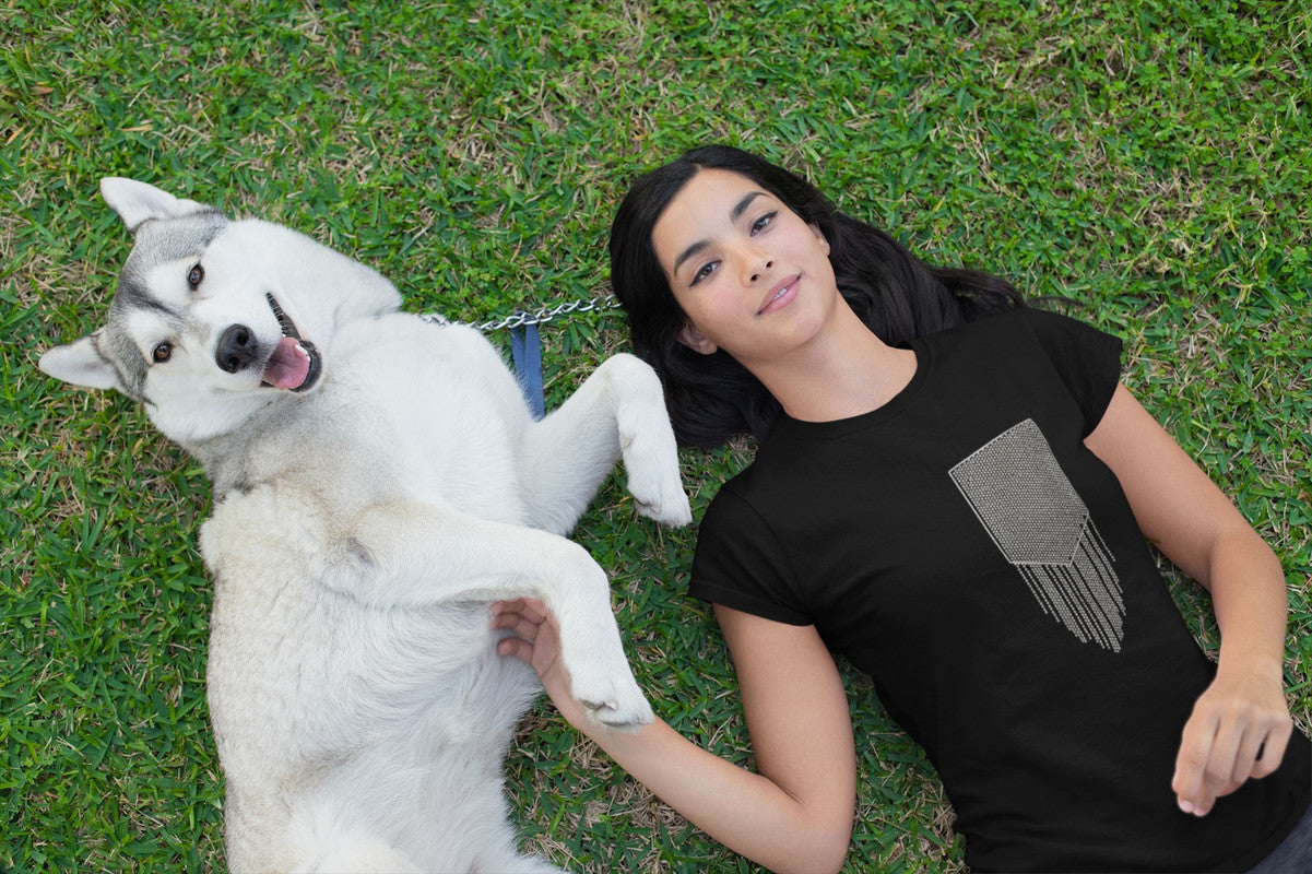 Black Contrast Patch Print Tee - Cotton - grand-sale, t-shirts, kids-clearance - Sprinkles Pakistan