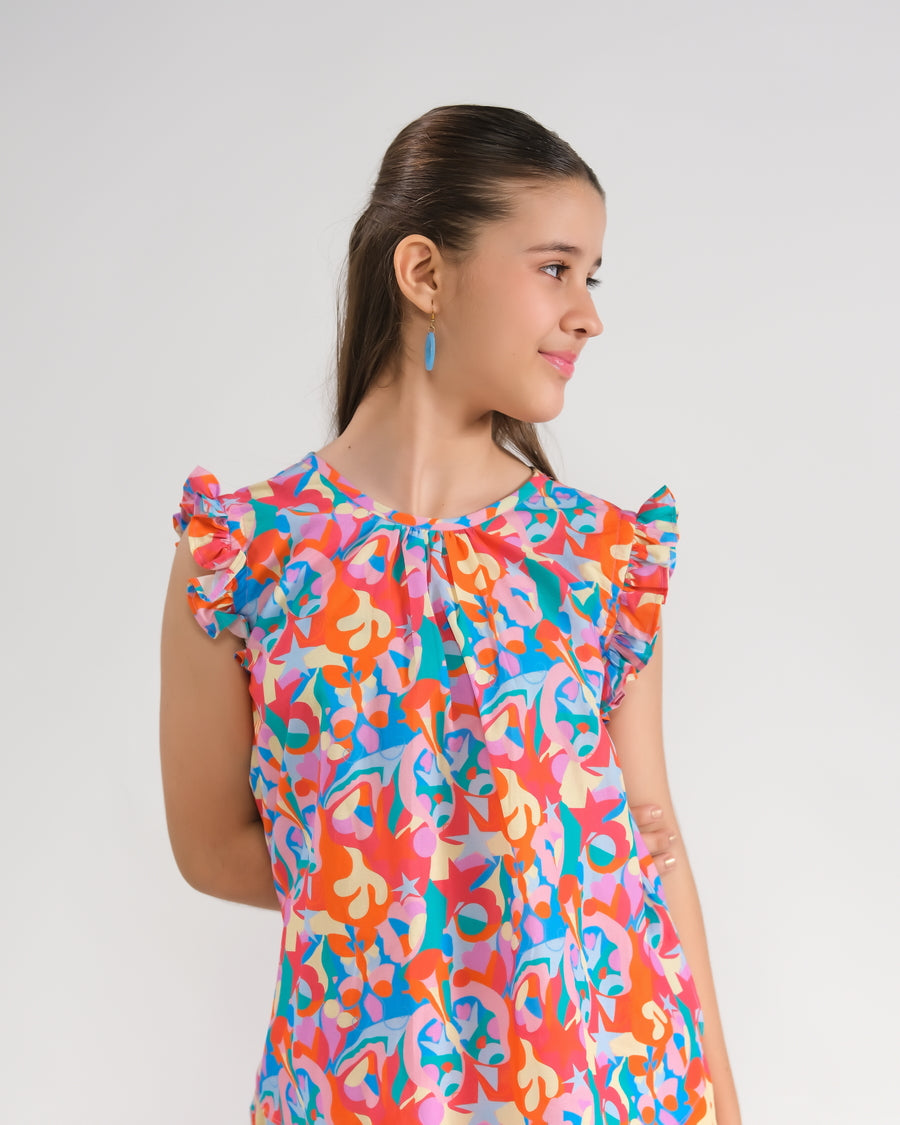 Sunset Petals - Co-ord Set