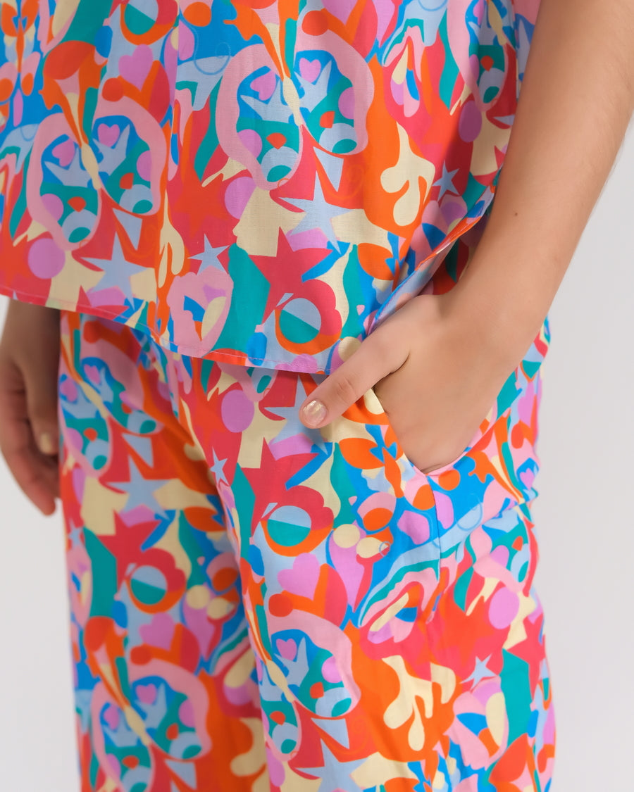 Sunset Petals - Co-ord Set