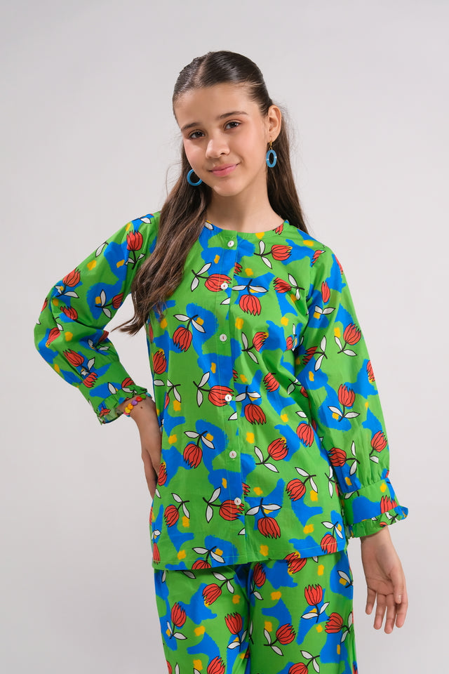 Emerald Bloom - Co-ord Set