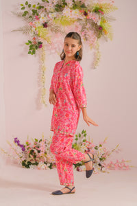 Petal Party - Co-ord Set - Cotton Mix - 2pcs-ready-to-wear, Kids Co-Ord Set - Sprinkles Pakistan