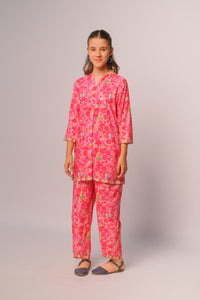 Petal Party - Co-ord Set - Cotton Mix - 2pcs-ready-to-wear, Kids Co-Ord Set - Sprinkles Pakistan