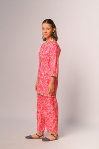 Petal Party - Co-ord Set - Cotton Mix - 2pcs-ready-to-wear, Kids Co-Ord Set - Sprinkles Pakistan