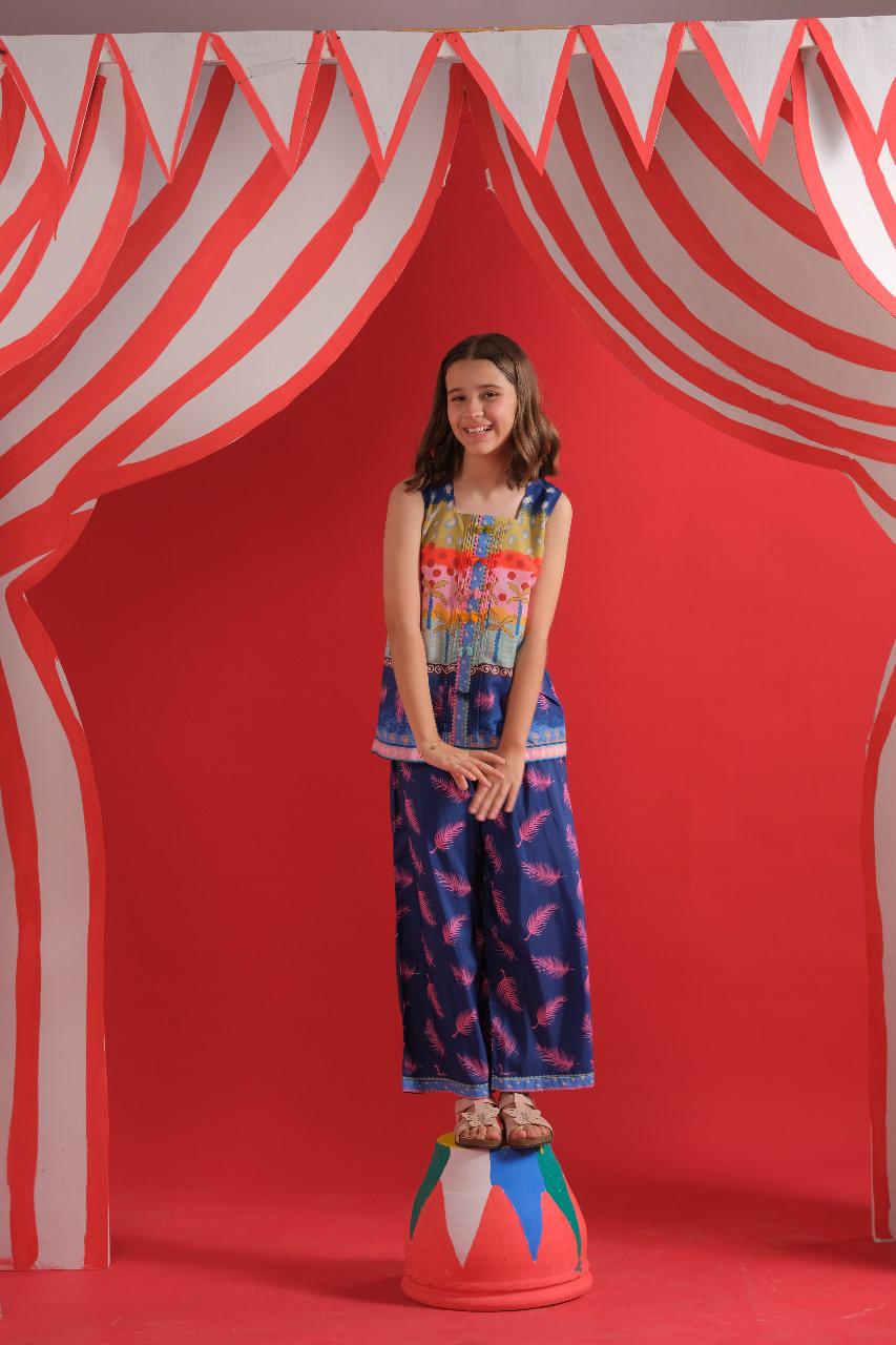 Tropical Breeze - Co-ord Set - Cotton Mix - 2pcs-ready-to-wear, Kids Co-Ord Set - Sprinkles Pakistan