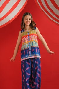 Tropical Breeze - Co-ord Set - Cotton Mix - 2pcs-ready-to-wear, Kids Co-Ord Set - Sprinkles Pakistan