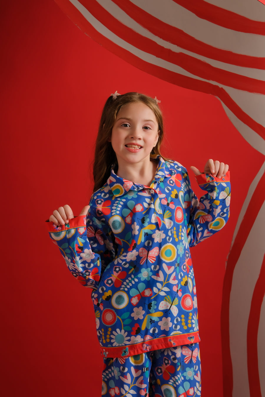 Butterfly - Co-ord Set - Cotton Mix - 2pcs-ready-to-wear, Kids Co-Ord Set - Sprinkles Pakistan