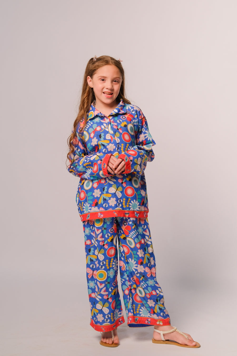 Butterfly - Co-ord Set - Cotton Mix - 2pcs-ready-to-wear, Kids Co-Ord Set - Sprinkles Pakistan