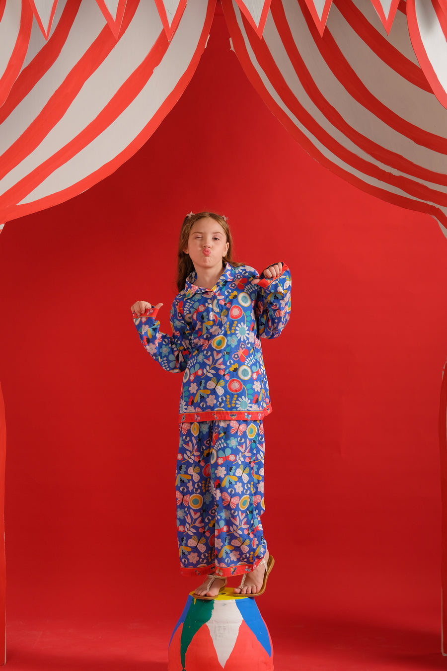 Butterfly - Co-ord Set - Cotton Mix - 2pcs-ready-to-wear, Kids Co-Ord Set - Sprinkles Pakistan