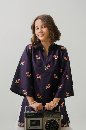 Indigo Muse - 1pc - Embroidered