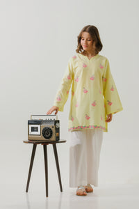 Sunshine Daisy - 1pc - Embroidered - Lawn/Cotton - 2pcs-ready-to-wear - Sprinkles Pakistan