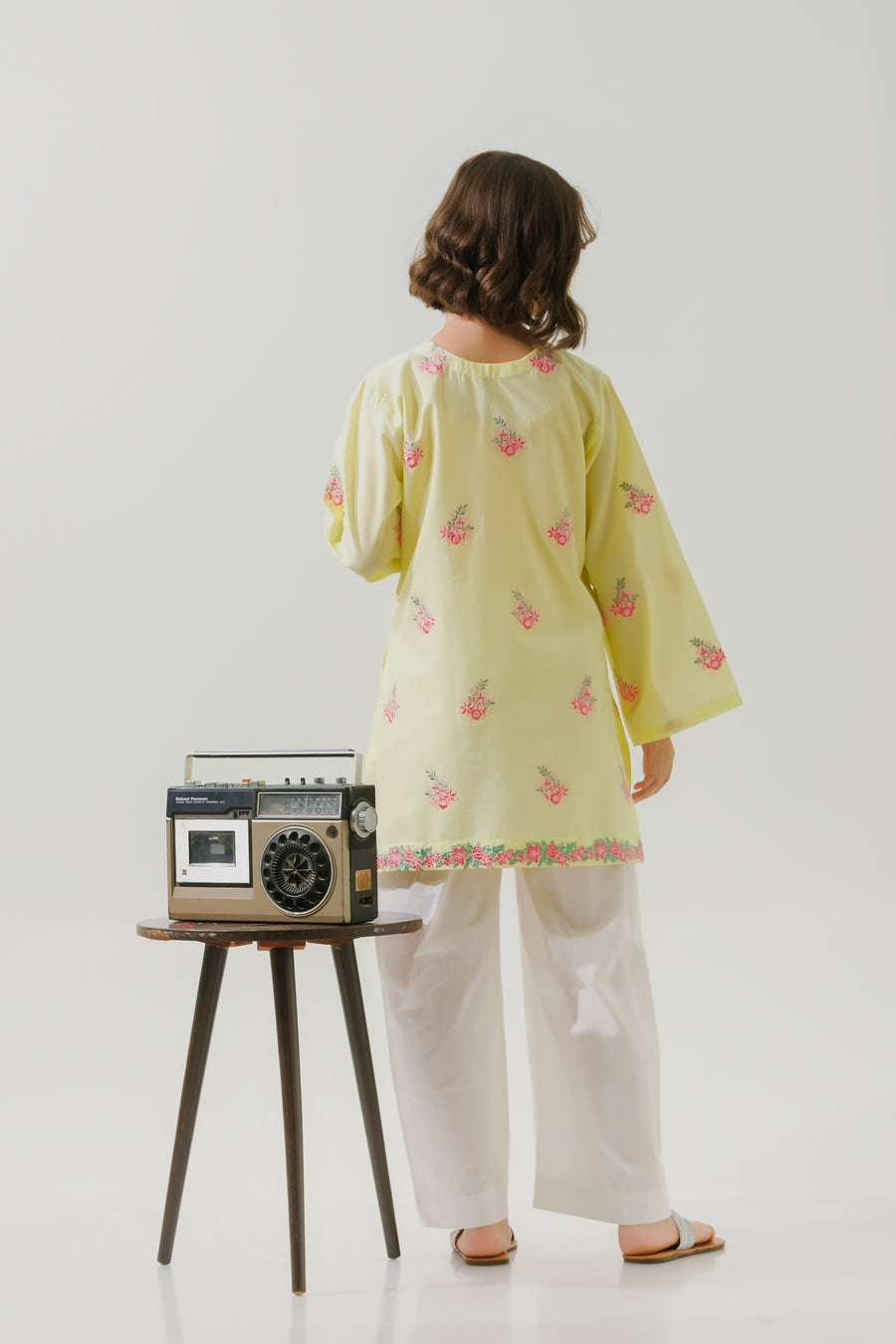 Sunshine Daisy - 1pc - Embroidered - Lawn/Cotton - 2pcs-ready-to-wear - Sprinkles Pakistan