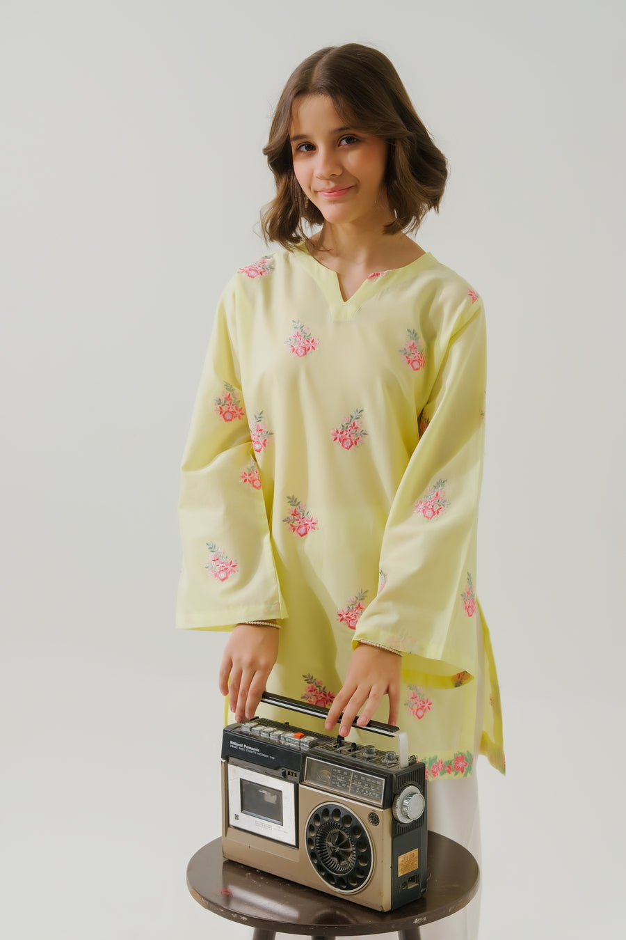 Sunshine Daisy - 1pc - Embroidered - Lawn/Cotton - 2pcs-ready-to-wear - Sprinkles Pakistan