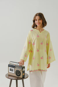 Sunshine Daisy - 1pc - Embroidered - Lawn/Cotton - 2pcs-ready-to-wear - Sprinkles Pakistan