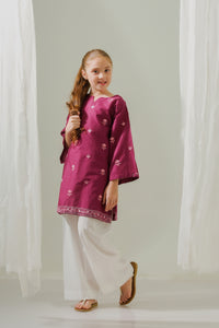 Floral Magenta Muse - 1pc - Embroidered - Lawn/Cotton - 2pcs-ready-to-wear - Sprinkles Pakistan
