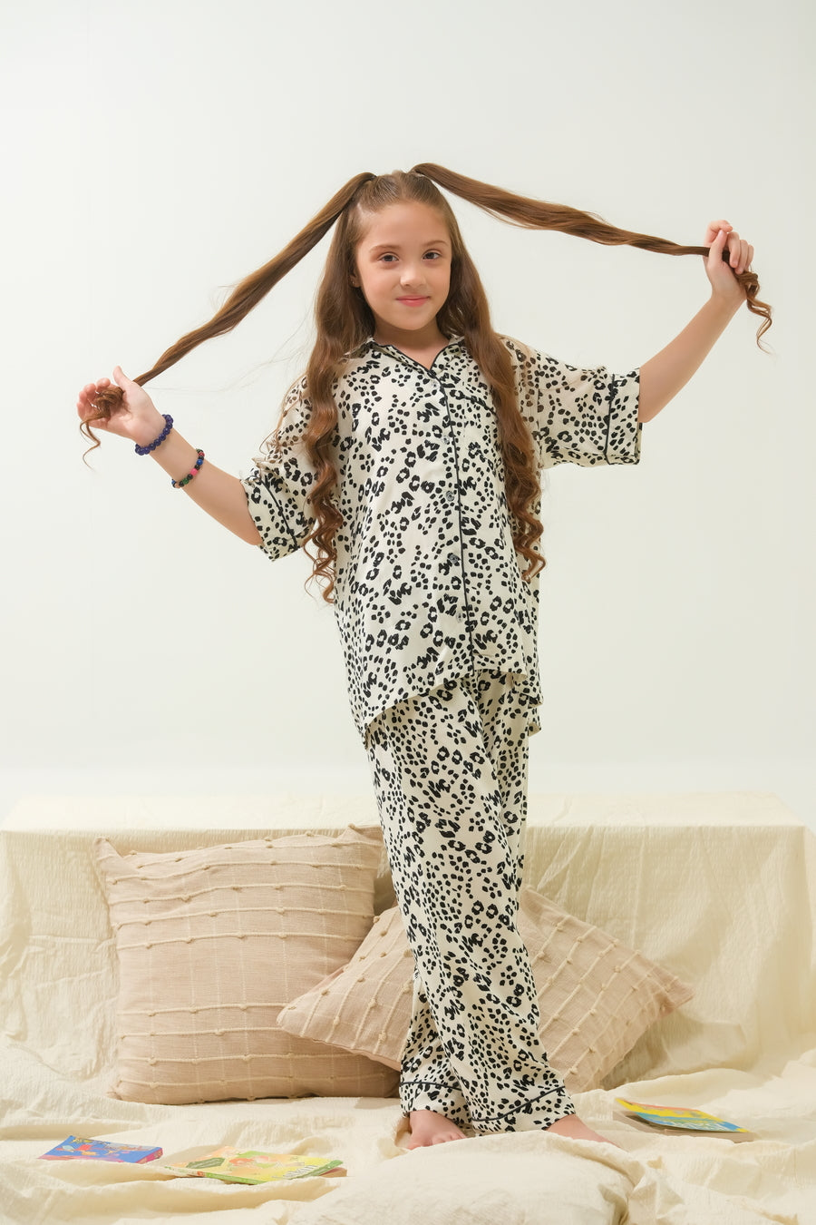 Cozy Leopard Spot - Night Suit - 2pcs