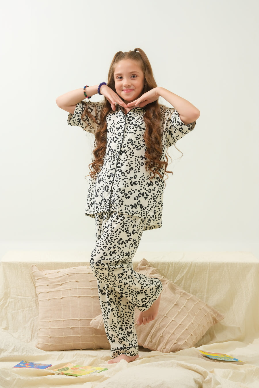 Cozy Leopard Spot - Night Suit - 2pcs