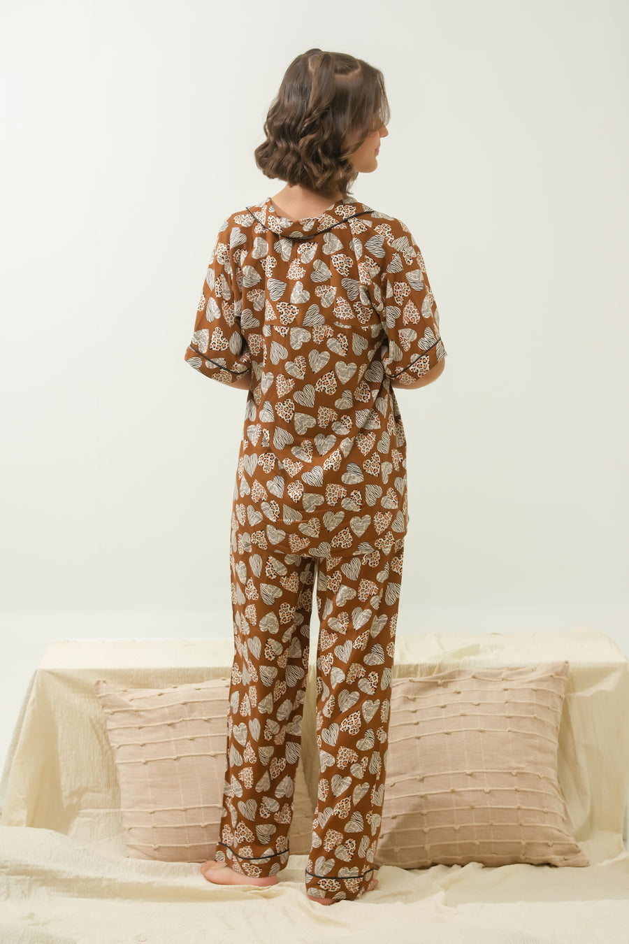 Cozy Heartbeat - Night Suit - 2pcs