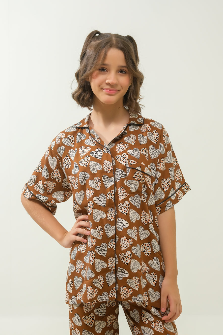 Cozy Heartbeat - Night Suit - 2pcs