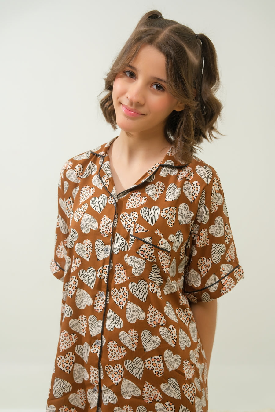 Cozy Heartbeat - Night Suit - 2pcs