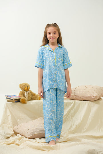Sky Petal Charm - Night Suit - 2pcs