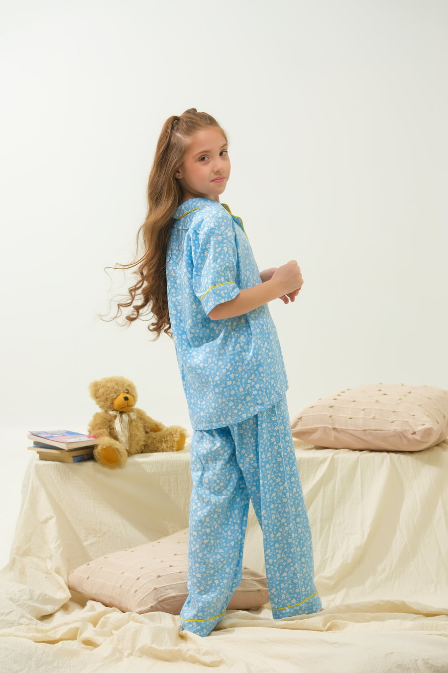 Sky Petal Charm - Night Suit - 2pcs