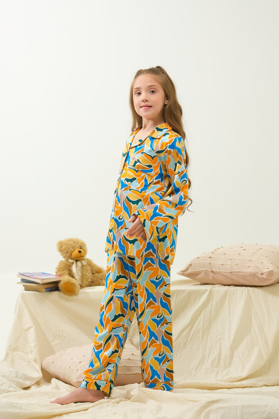 Muted Tropical Fleur - Night Suit - 2pcs