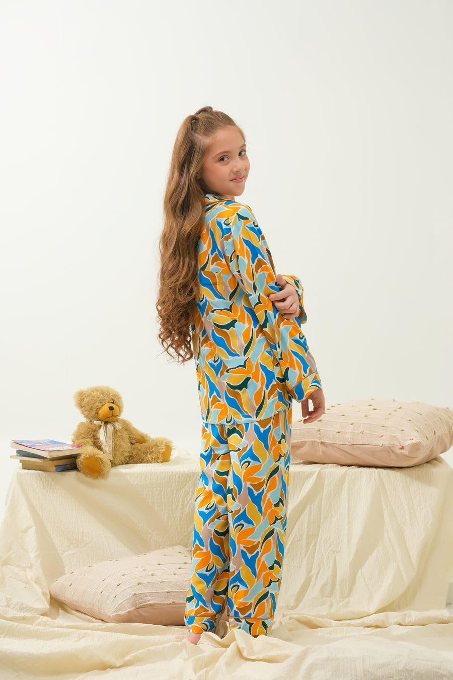 Muted Tropical Fleur - Night Suit - 2pcs