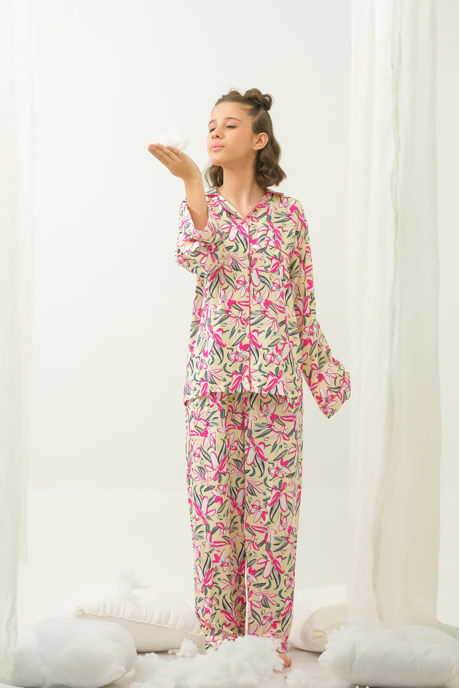 WhisperFlorals - Night Suit - 2pcs