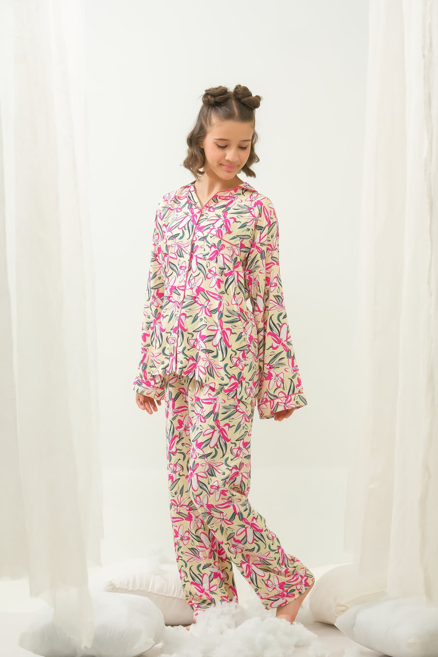WhisperFlorals - Night Suit - 2pcs