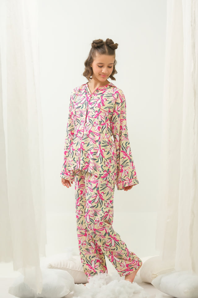 WhisperFlorals - Night Suit - 2pcs
