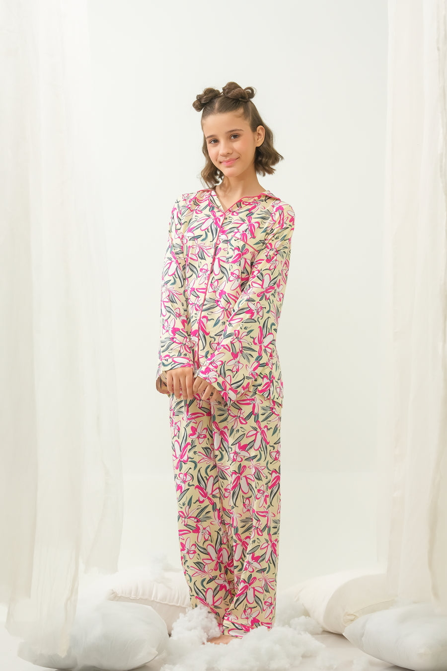 WhisperFlorals - Night Suit - 2pcs