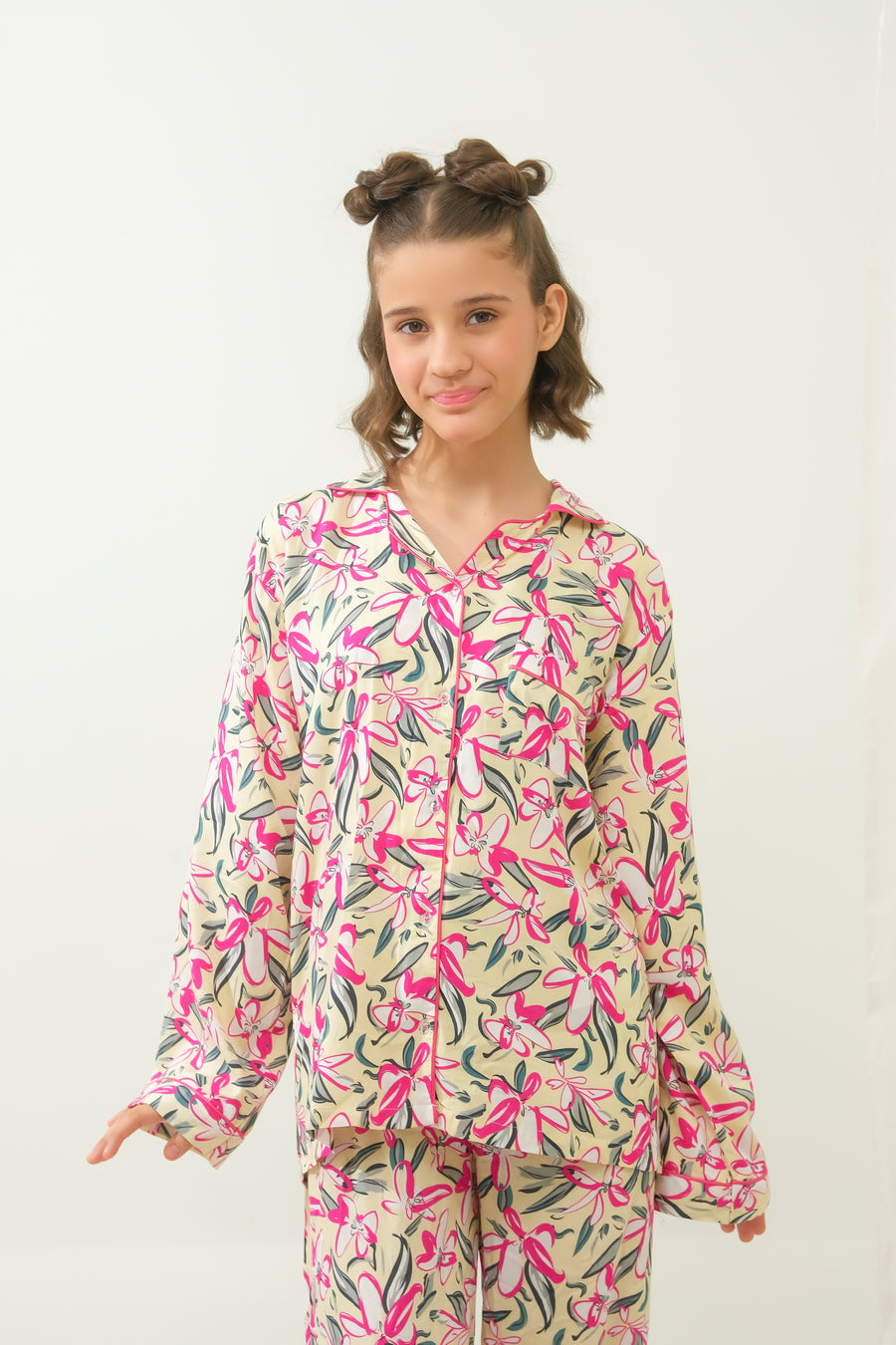 WhisperFlorals - Night Suit - 2pcs