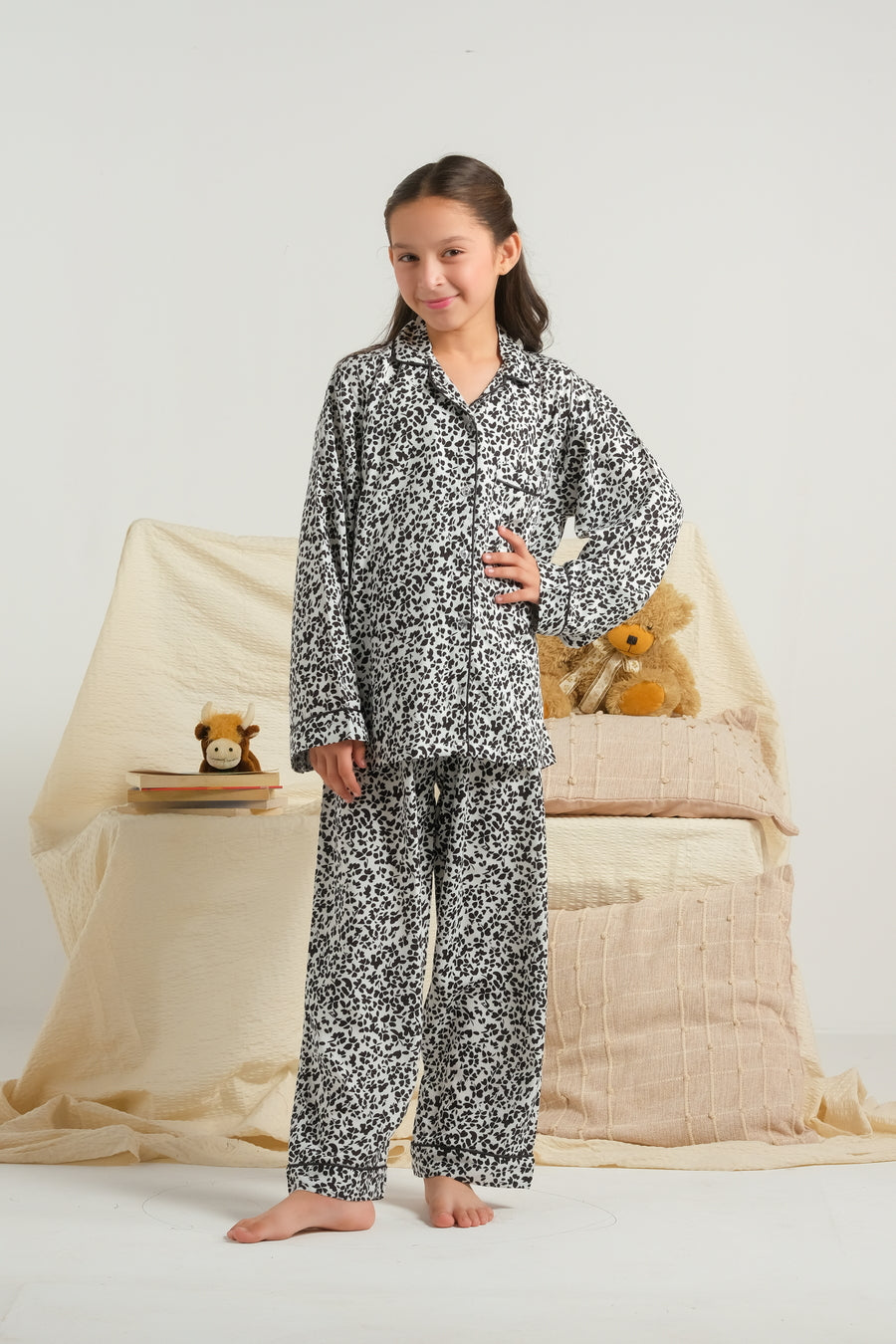 Monochrome Maze - Night Suit - 2pcs