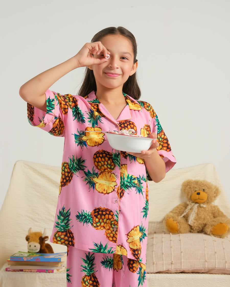 Pineapple Dreams - Night Suit - 2pcs