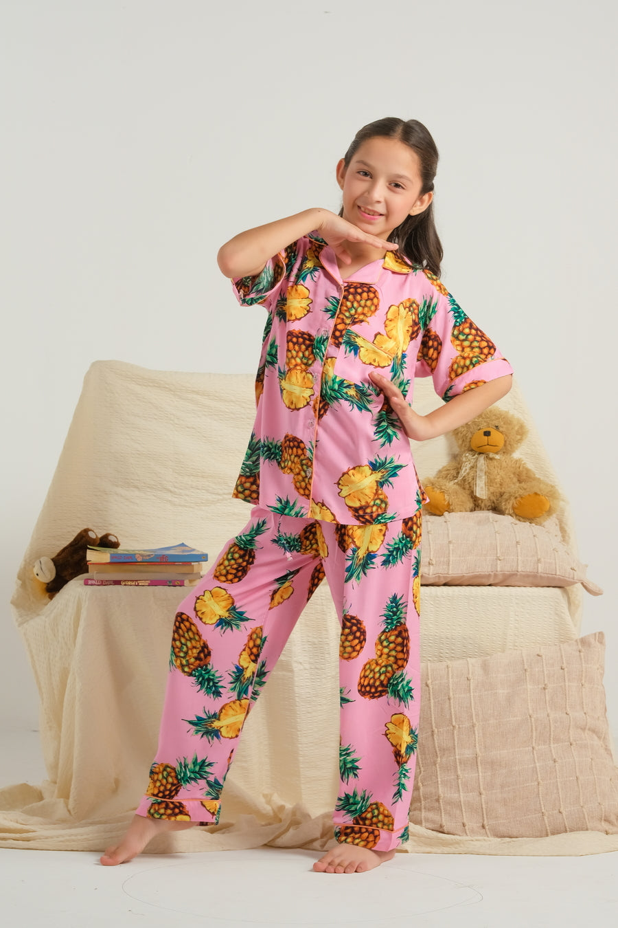 Pineapple Dreams - Night Suit - 2pcs