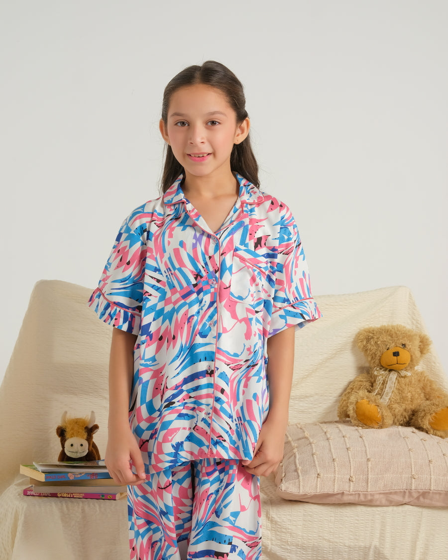 Color Splash Dream - Night Suit - 2pcs