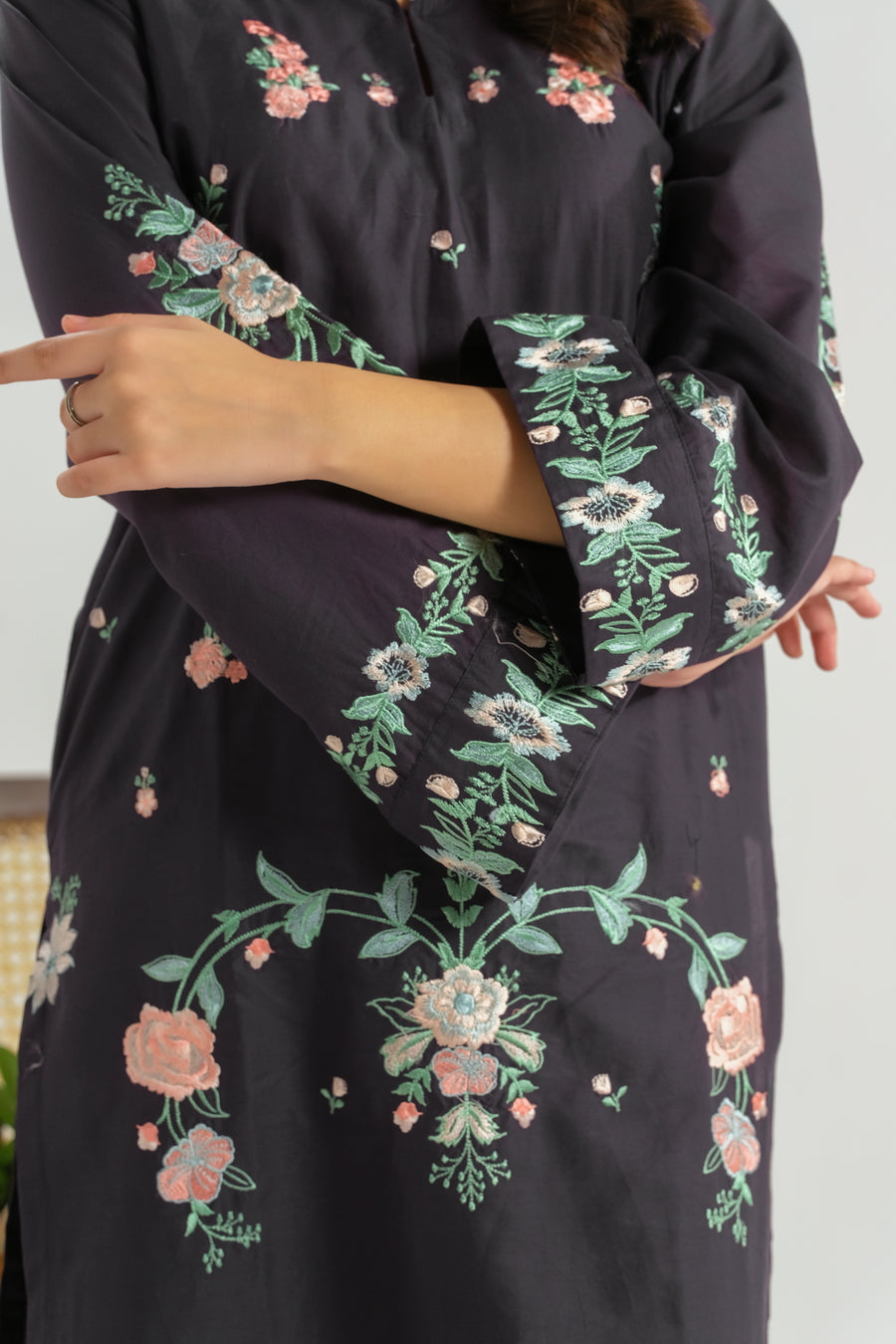 Twilight Garden - 2pcs - Embroidered