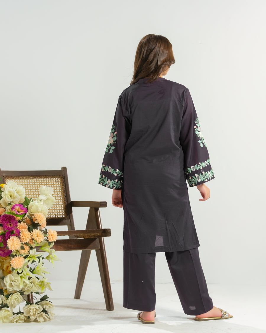 Twilight Garden - 2pcs - Embroidered