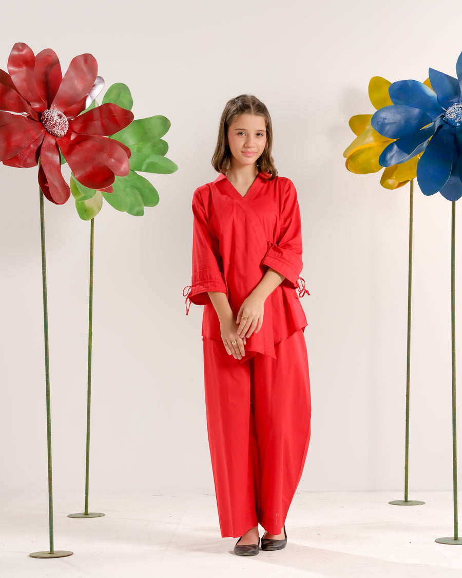 Red Crimson Classic - Co-ord Set