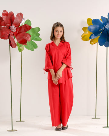 Red Crimson Classic - Co-ord Set