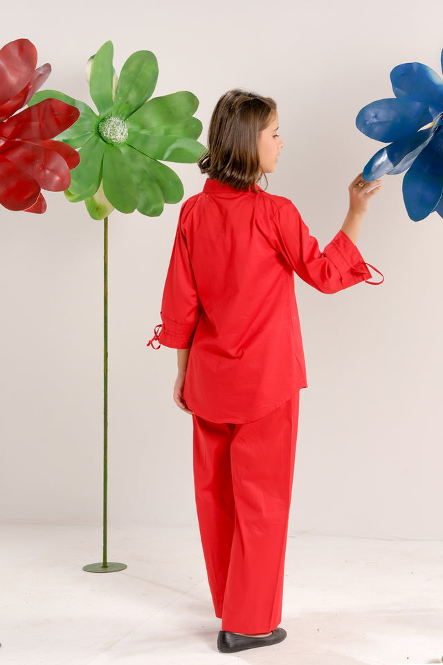 Red Crimson Classic - Co-ord Set