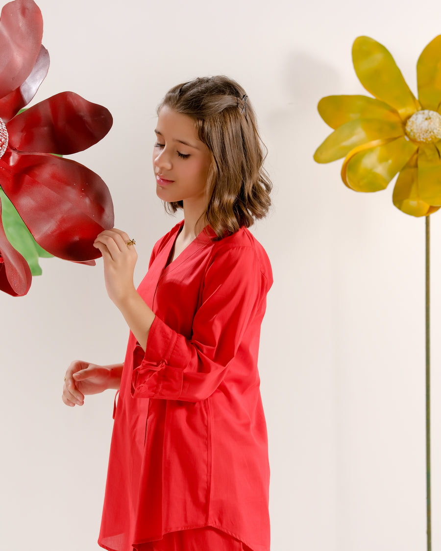 Red Crimson Classic - Co-ord Set