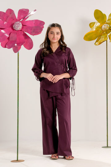 Burgundy Elegance - Co-ord Set