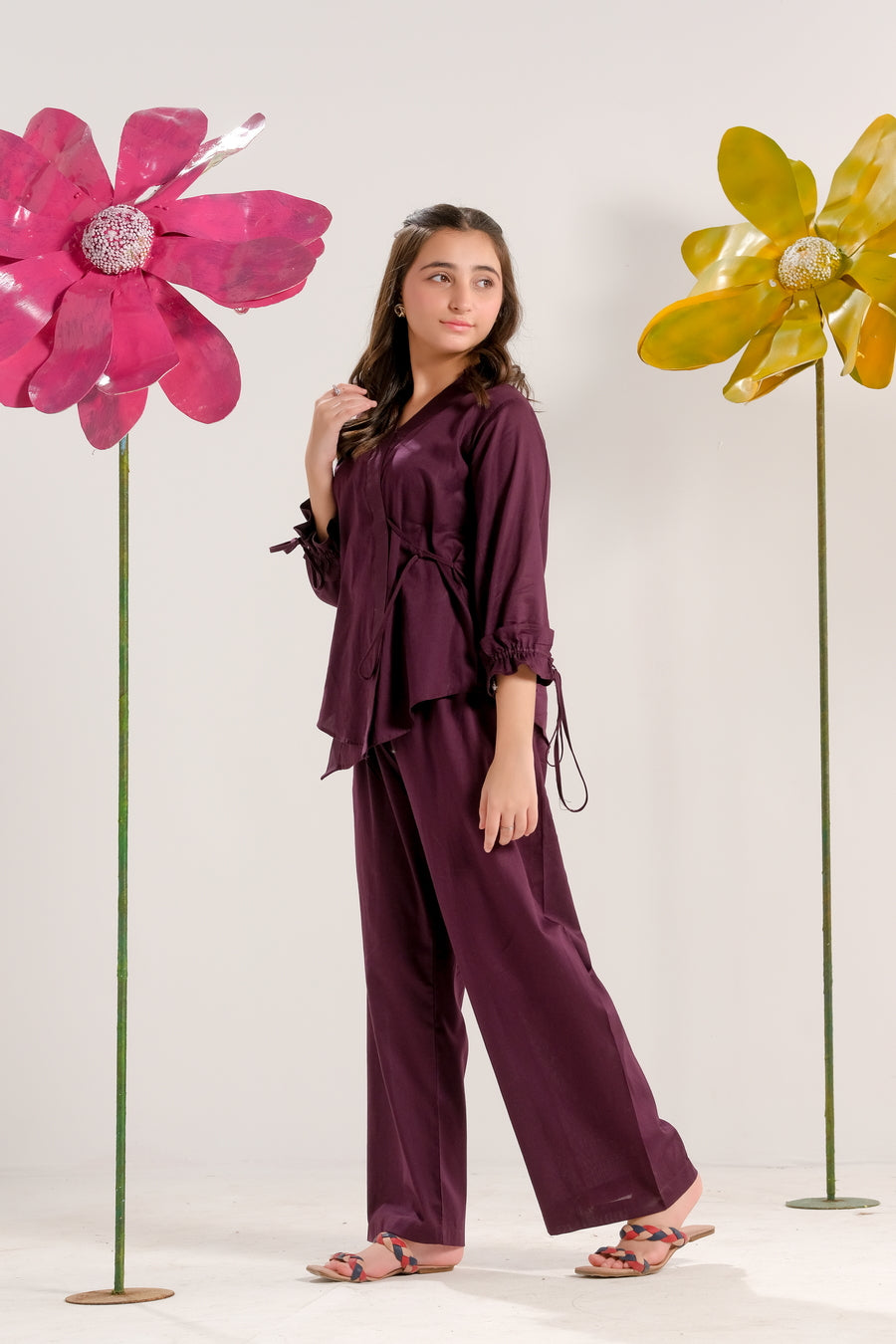Burgundy Elegance - Co-ord Set