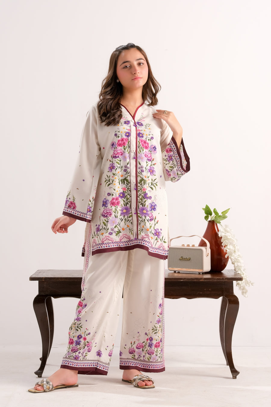 Floral Frost White - 2pcs