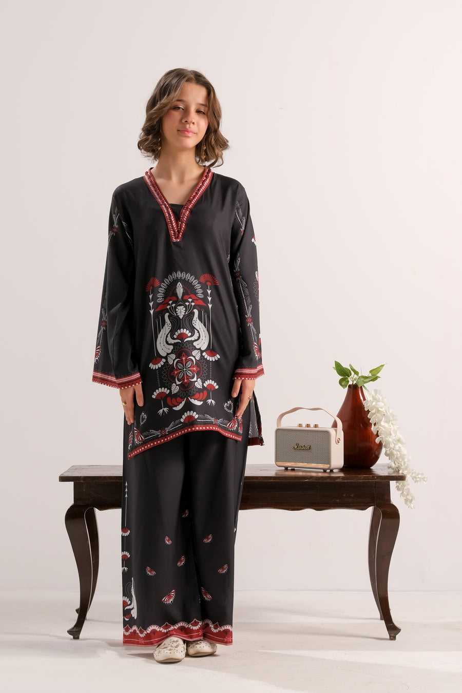 Ruby Vine Charm - 2pcs