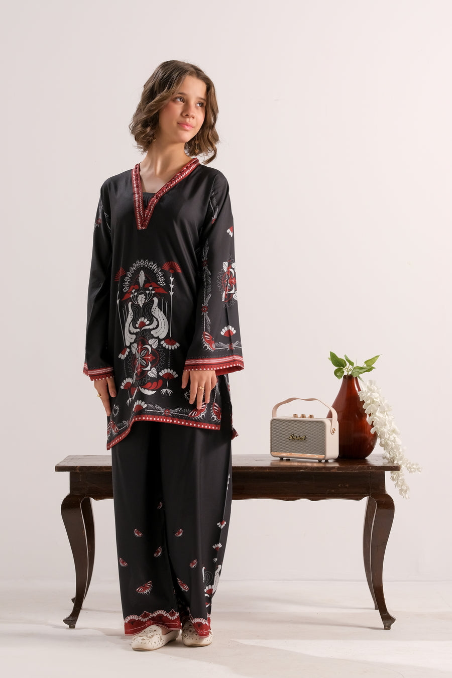 Ruby Vine Charm - 2pcs